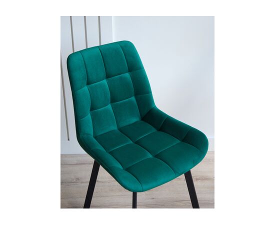 Стул на металлокаркасе Челси 360 П зеленый (zd 667) / черный np, изображение 8 | Интернет магазин мебели и декора LifeDekor