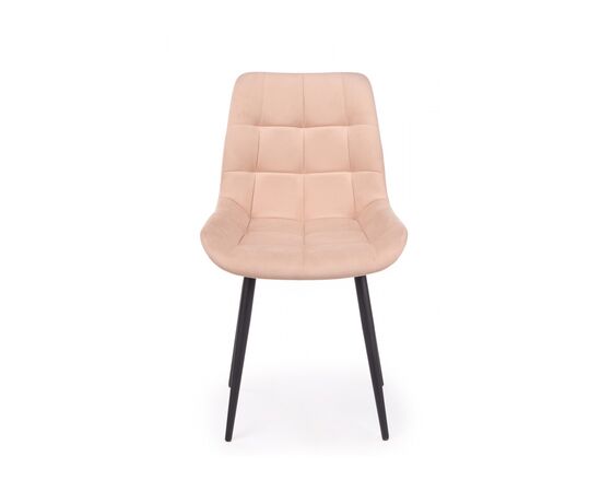 Стул на металлокаркасе Челси К бежевый (zd 210) / черный np, изображение 4 | Интернет магазин мебели и декора LifeDekor