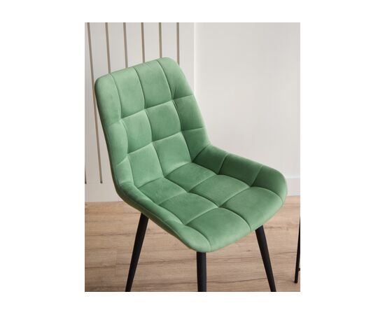 Стул на металлокаркасе Челси К фисташковый (zd 651) / черный np, изображение 7 | Интернет магазин мебели и декора LifeDekor