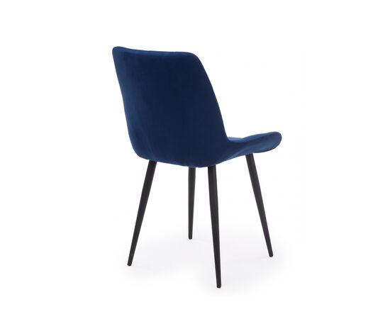 Стул на металлокаркасе Челси К синий (zd 798) / черный np, изображение 6 | Интернет магазин мебели и декора LifeDekor