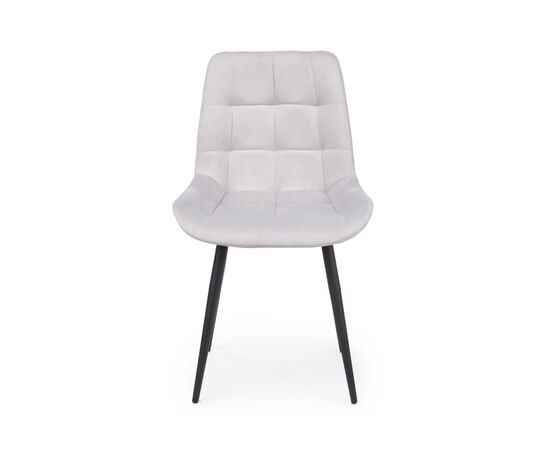 Стул на металлокаркасе Челси К светло-серый (zd 960) / черный np, изображение 4 | Интернет магазин мебели и декора LifeDekor