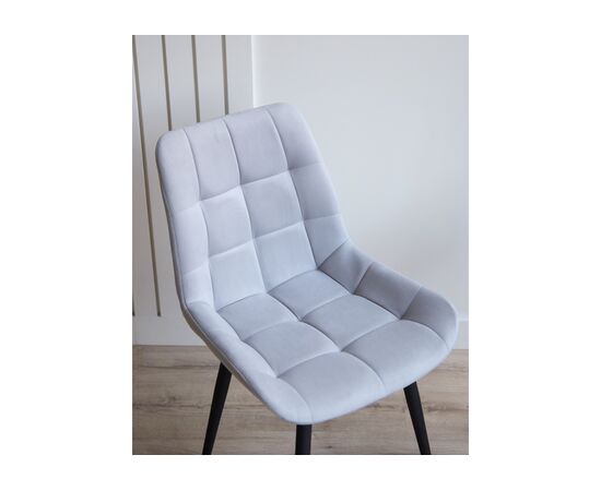 Стул на металлокаркасе Челси К светло-серый (zd 960) / черный np, изображение 7 | Интернет магазин мебели и декора LifeDekor