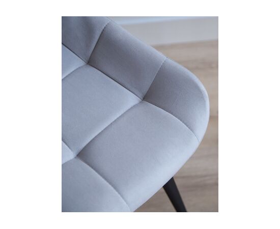 Стул на металлокаркасе Челси К светло-серый (zd 960) / черный np, изображение 8 | Интернет магазин мебели и декора LifeDekor