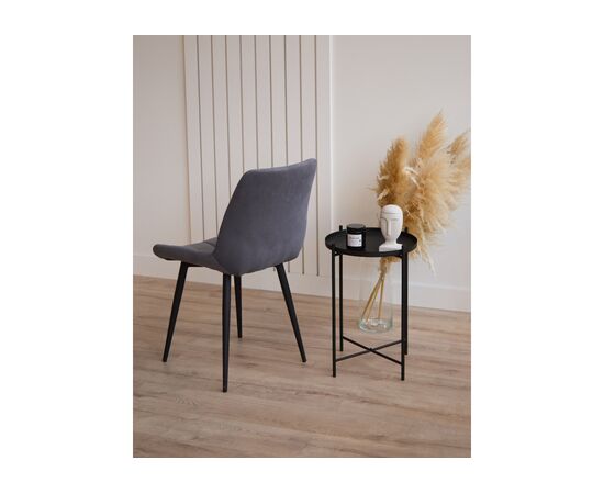 Стул на металлокаркасе Челси К темно-серый (zd 995) / черный np, изображение 9 | Интернет магазин мебели и декора LifeDekor