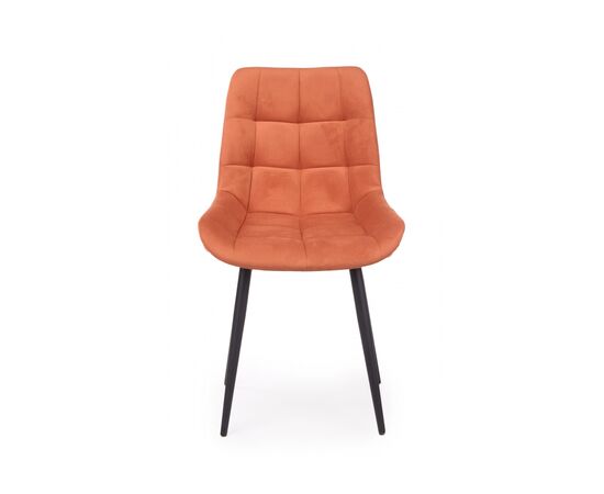 Стул на металлокаркасе Челси К терракотовый (zd 432) / черный np, изображение 5 | Интернет магазин мебели и декора LifeDekor