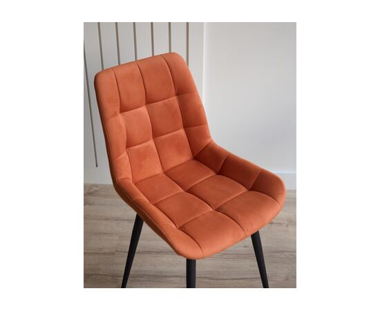 Стул на металлокаркасе Челси К терракотовый (zd 432) / черный np, изображение 7 | Интернет магазин мебели и декора LifeDekor