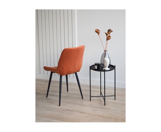 Стул на металлокаркасе Челси К терракотовый (zd 432) / черный np, изображение 9 | Интернет магазин мебели и декора LifeDekor