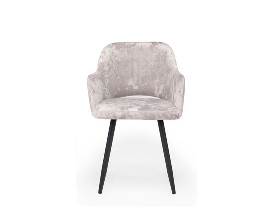 Стул на металлокаркасе Эолин 360 латте (simple 008) / черный, изображение 3 | Интернет магазин мебели и декора LifeDekor