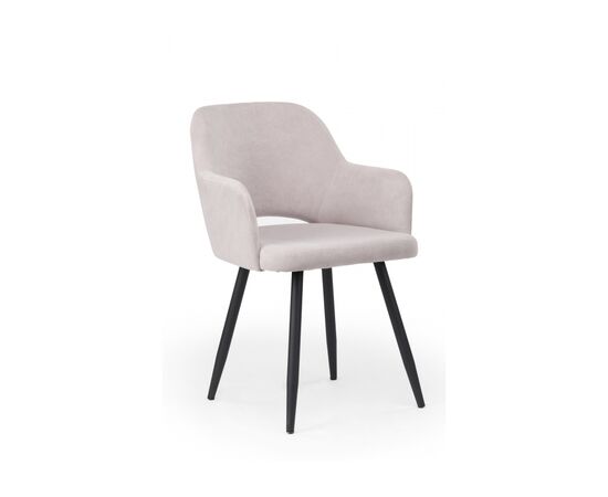 Стул на металлокаркасе Эолин 360 светло-серый (glory 36) / черный, изображение 2 | Интернет магазин мебели и декора LifeDekor