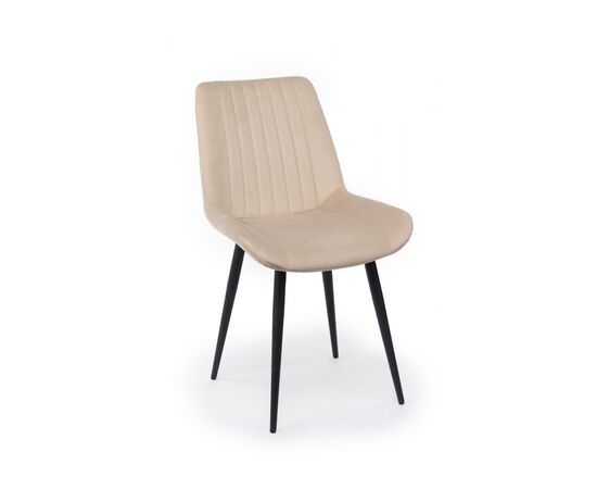 Стул на металлокаркасе Седа 360 бежевый (zd 210) / черный np, изображение 4 | Интернет магазин мебели и декора LifeDekor
