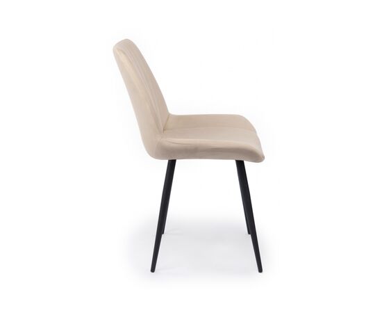 Стул на металлокаркасе Седа 360 бежевый (zd 210) / черный np, изображение 6 | Интернет магазин мебели и декора LifeDekor