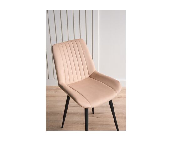 Стул на металлокаркасе Седа 360 бежевый (zd 210) / черный np, изображение 8 | Интернет магазин мебели и декора LifeDekor