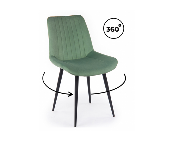 Стул на металлокаркасе Седа 360 фисташковый (zd 651) / черный np | Интернет магазин мебели и декора LifeDekor