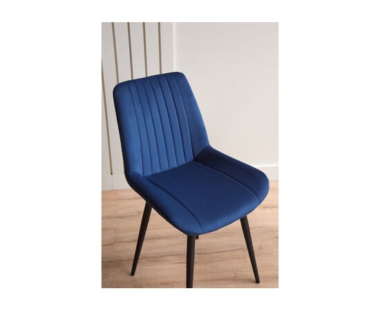 Стул на металлокаркасе Седа 360 синий (zd 798) / черный np, изображение 8 | Интернет магазин мебели и декора LifeDekor