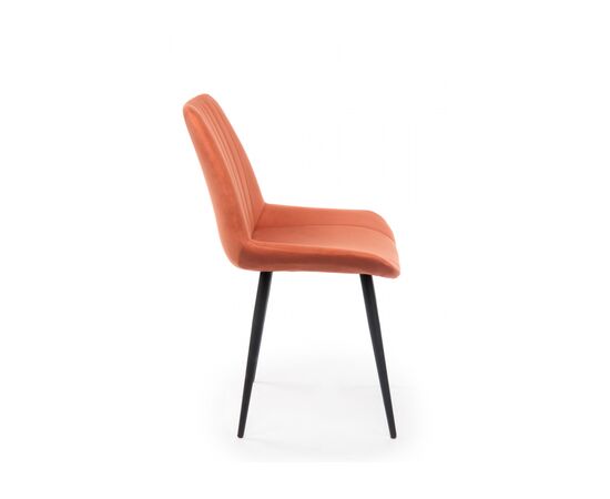 Стул на металлокаркасе Седа 360 терракотовый (zd 432) / черный np, изображение 4 | Интернет магазин мебели и декора LifeDekor