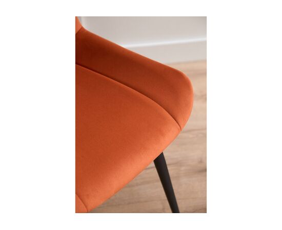 Стул на металлокаркасе Седа 360 терракотовый (zd 432) / черный np, изображение 7 | Интернет магазин мебели и декора LifeDekor