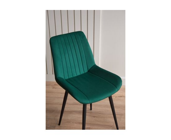 Стул на металлокаркасе Седа 360 зеленый (zd 667) / черный np, изображение 8 | Интернет магазин мебели и декора LifeDekor