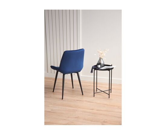 Стул на металлокаркасе Седа синий (zd 798) / черный np, изображение 9 | Интернет магазин мебели и декора LifeDekor