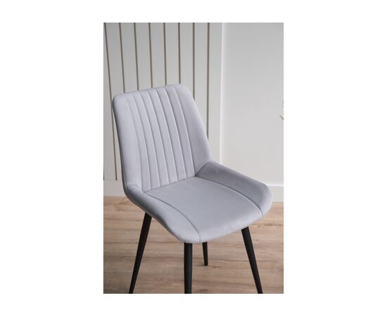 Стул на металлокаркасе Седа светло-серый (zd 960) / черный np, изображение 7 | Интернет магазин мебели и декора LifeDekor