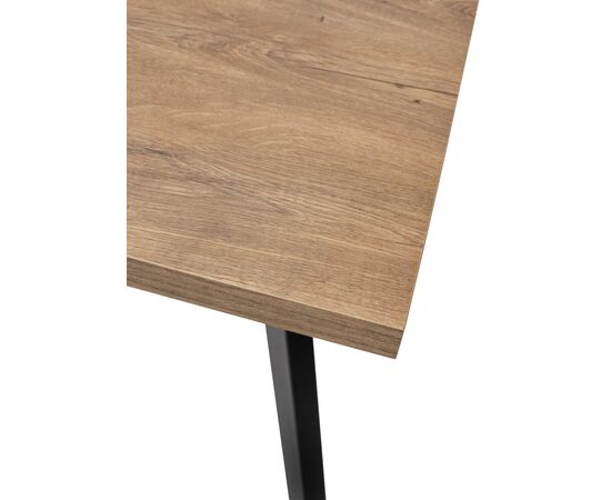 Стол BRICK M 120 Дуб Канзас/ Черный М-City, изображение 3 | Интернет магазин мебели и декора LifeDekor