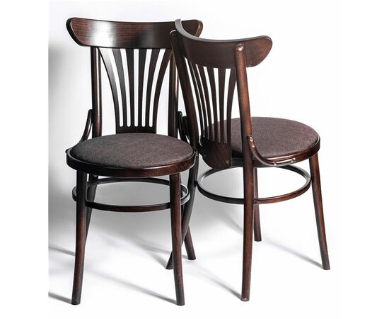 Стул венский Uranus (темный орех/ткань ромео 4) | Интернет магазин мебели и декора LifeDekor