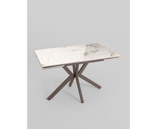 Стол раскладной Marmer 120-180*80*76 керамика капучино, изображение 2 | Интернет магазин мебели и декора LifeDekor