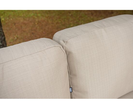 "Фиджи" лаунж-зона 5-местная плетеная из роупа (веревки), каркас алюминиевый светло-серый, роуп зеленый (4204), изображение 24 | Интернет магазин мебели и декора LifeDekor