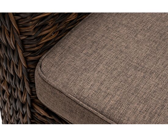 "Капучино" кресло из искусственного ротанга (гиацинт), цвет коричневый, изображение 8 | Интернет магазин мебели и декора LifeDekor