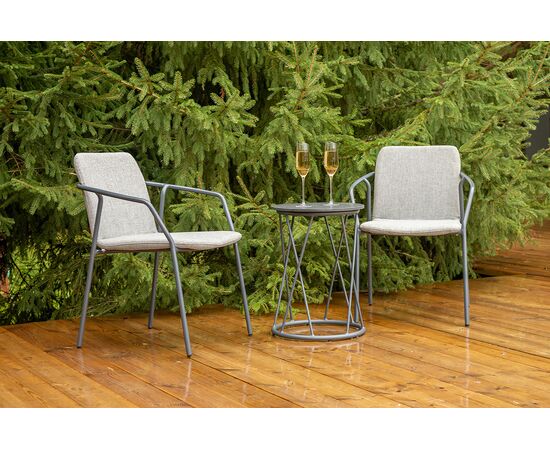 "Марокко" кофейный комплект из алюминия, цвет темно-серый, изображение 5 | Интернет магазин мебели и декора LifeDekor