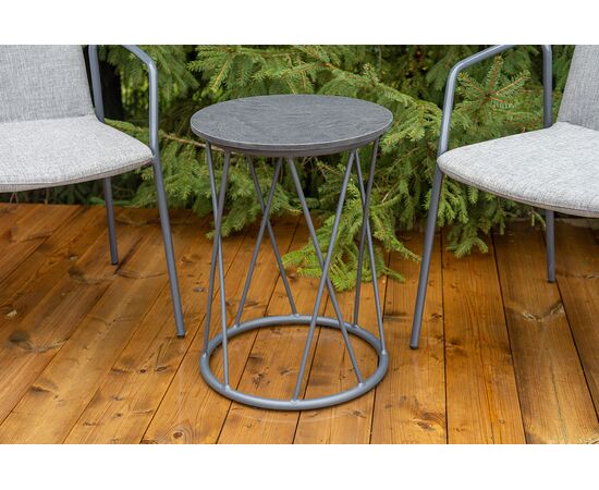 "Марокко" кофейный комплект из алюминия, цвет темно-серый, изображение 11 | Интернет магазин мебели и декора LifeDekor