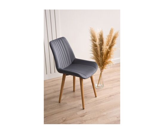 Стул деревянный Седа 360 темно-серый (zd 995) / светлое дерево np, изображение 3 | Интернет магазин мебели и декора LifeDekor