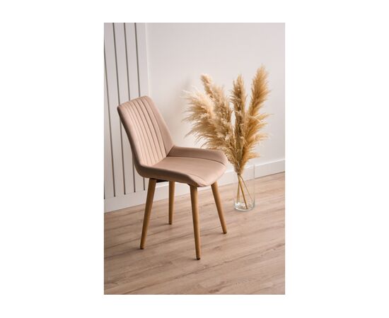 Стул деревянный Седа 360 бежевый (zd 210) / светлое дерево np, изображение 3 | Интернет магазин мебели и декора LifeDekor