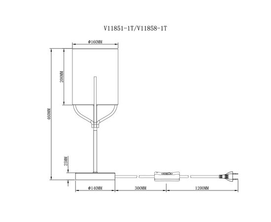 Лампа настольная Moderli V11858-1T Inari, изображение 3 | Интернет магазин мебели и декора LifeDekor