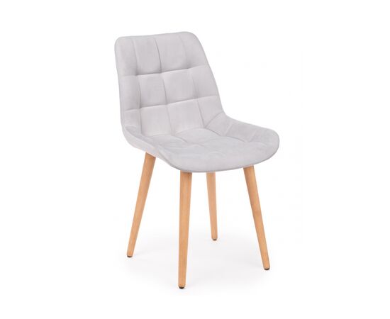 Стул деревянный Челси 360 светло-серый (zd 960) / светлое дерево np, изображение 4 | Интернет магазин мебели и декора LifeDekor