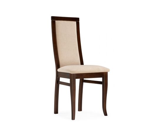 Стул деревянный Давиано велюр тедди 008 / орех темный | Интернет магазин мебели и декора LifeDekor