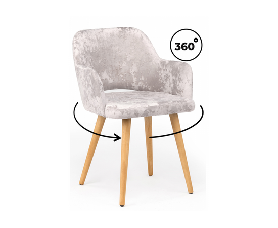 Стул деревянный Эолин 360 латте (simple 008) / светлое дерево | Интернет магазин мебели и декора LifeDekor