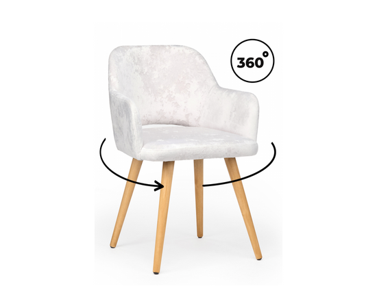 Стул деревянный Эолин 360 светло-бежевый (simple 011) / светлое дерево | Интернет магазин мебели и декора LifeDekor