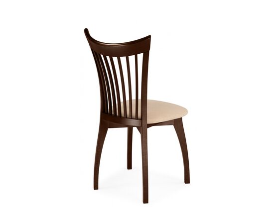 Стул деревянный Лидиос велюр тедди 008 / орех темный, изображение 4 | Интернет магазин мебели и декора LifeDekor