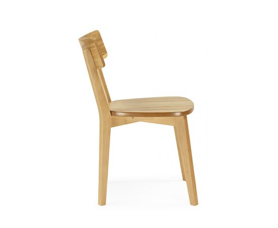 Стул деревянный Линда жесткое сидение дуб / вивид дуб, изображение 3 | Интернет магазин мебели и декора LifeDekor