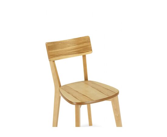Стул деревянный Линда жесткое сидение дуб / вивид дуб, изображение 5 | Интернет магазин мебели и декора LifeDekor