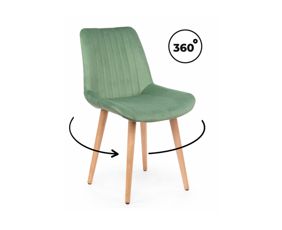 Стул деревянный Седа 360 фисташковый (zd 651) / светлое дерево np | Интернет магазин мебели и декора LifeDekor