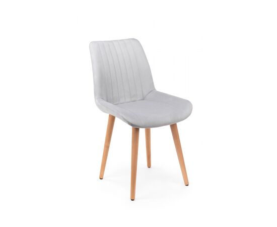 Стул деревянный Седа 360 светло-серый (zd 960) / светлое дерево np, изображение 4 | Интернет магазин мебели и декора LifeDekor