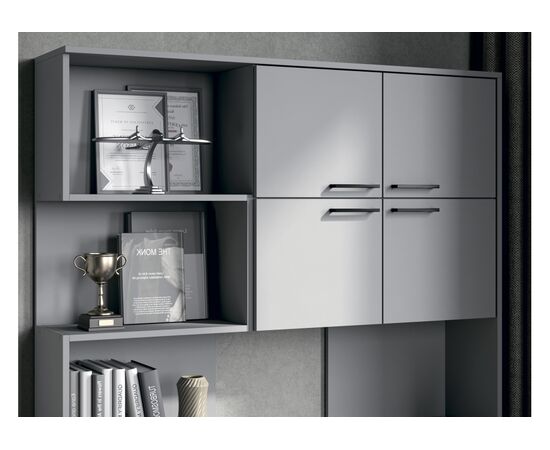 Компьютерный стол Эльброни правый шиншилла серая, изображение 10 | Интернет магазин мебели и декора LifeDekor