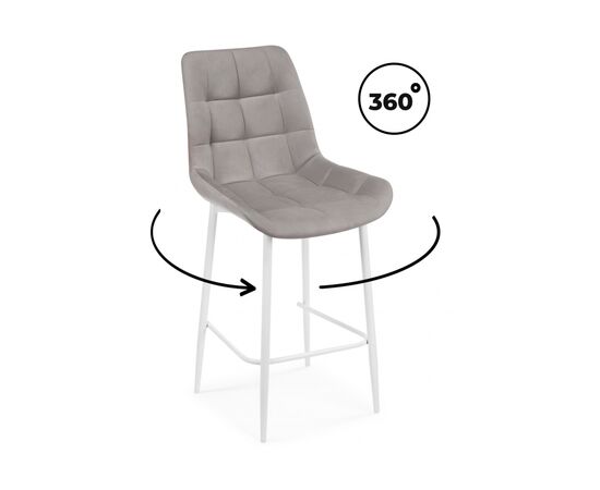 Барный стул Челси 360 латте (zd 290) / белый np | Интернет магазин мебели и декора LifeDekor