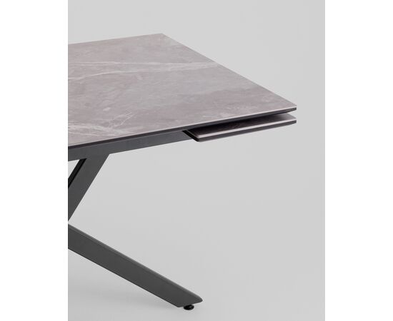 Стол раскладной Marmer 120-180*80*76 керамика антрацит, изображение 8 | Интернет магазин мебели и декора LifeDekor