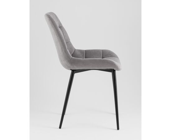 Стул Флекс Original велюр серый 4 шт., изображение 4 | Интернет магазин мебели и декора LifeDekor