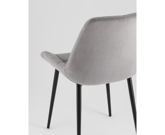 Стул Флекс Original велюр серый, изображение 7 | Интернет магазин мебели и декора LifeDekor