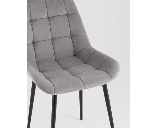 Стул Флекс Original велюр серый, изображение 8 | Интернет магазин мебели и декора LifeDekor