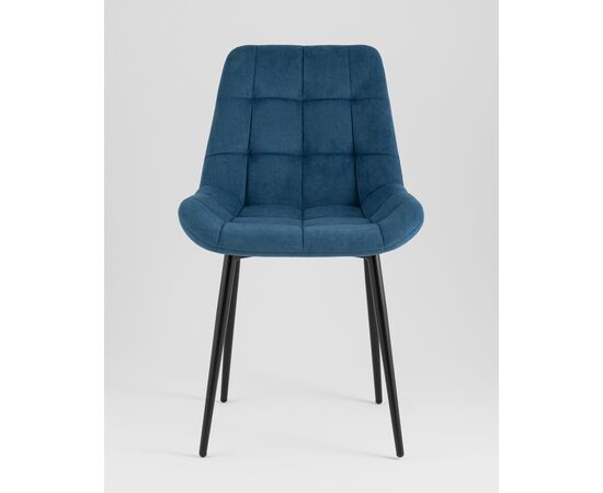Стул Флекс Original велюр синий 4 шт., изображение 3 | Интернет магазин мебели и декора LifeDekor