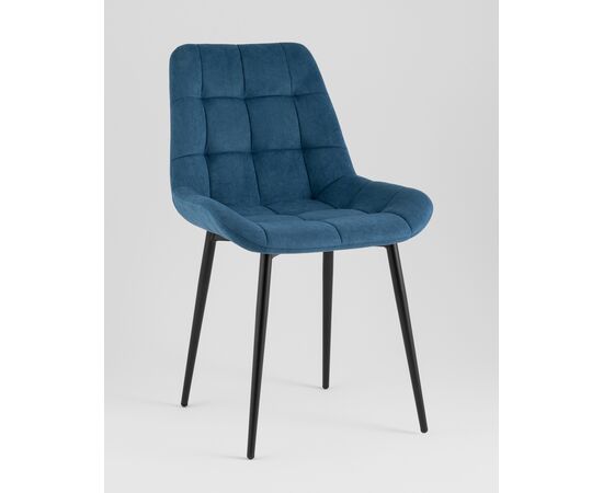 Стул Флекс Original велюр синий 4 шт., изображение 2 | Интернет магазин мебели и декора LifeDekor